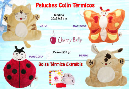 Mu&ntilde;ecos forma de Almuadilla de huesos de cereza
